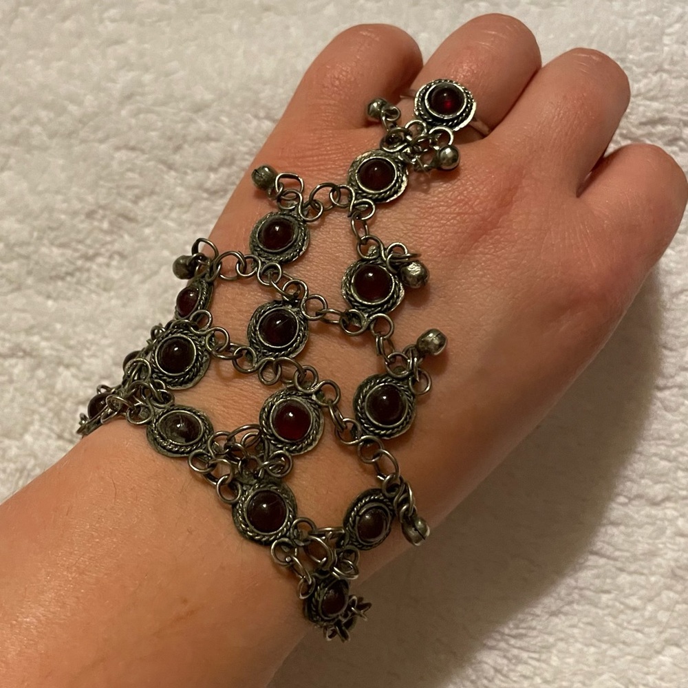 Indian style ring and bracelet